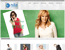 Tablet Screenshot of nilaexport.com